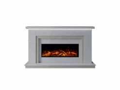 Bespoke Fireplaces Isabelle Marble 1000 S Suite -Taskers Sale Shop Isabelle 1000 Polar White and Nacarado