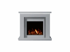Bespoke Fireplaces Isabelle Marble 700 S Suite -Taskers Sale Shop Isabelle 700 Polar White and Grey Quartz