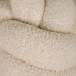 Khaki Boucle Knot Ball Cushion - 19cm -Taskers Sale Shop Khaki Boucle Knot Ball Cushion 19cm 2