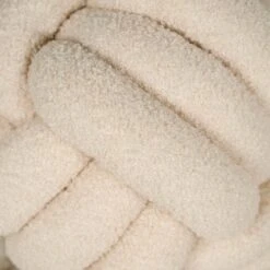 Khaki Boucle Knot Ball Cushion - 27cm 7 Khaki Boucle Knot Ball Cushion - 27cm -Taskers Sale Shop Khaki Boucle Knot Ball Cushion 27cm 2
