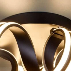 LED Spiral Pendant Light - Sand Black 7 LED Spiral Pendant Light - Sand Black -Taskers Sale Shop LED Pendant Light Sand Black 60007755