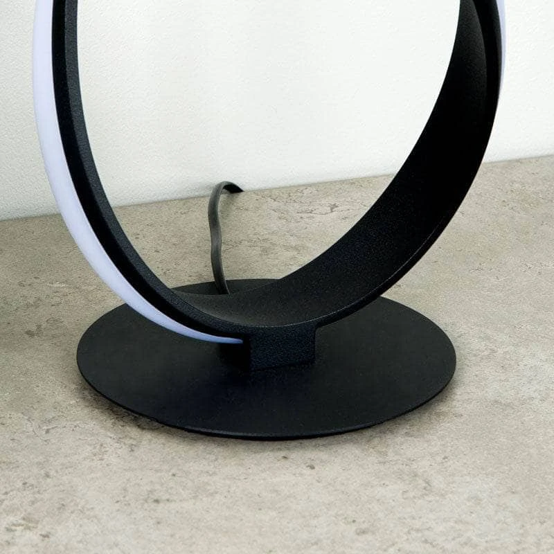 LED Table Lamp - Sand Black 6 LED Table Lamp - Sand Black - Image 4