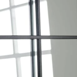 Large Squared Window Mirror - Black 8 Large Squared Window Mirror - Black -Taskers Sale Shop Large Squared Window Mirror Black