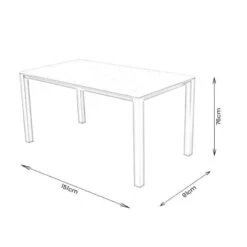 Weatherking Stone Rectangle 6 Seater Dining Set 20 Weatherking Stone Rectangle 6 Seater Dining Set -Taskers Sale Shop Layo Stone Rectangle 6 Seater Dining Set 16