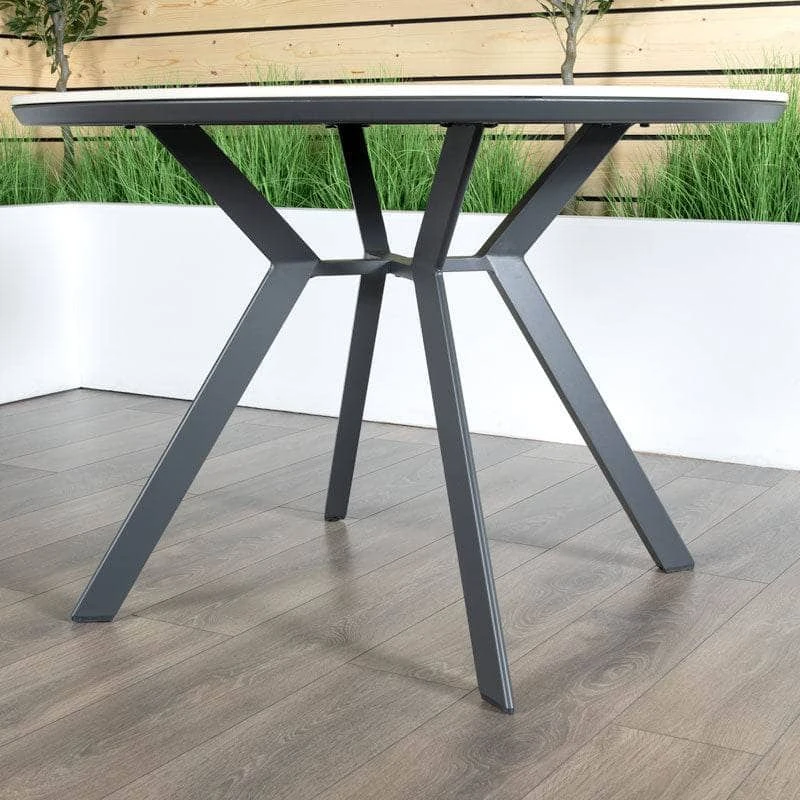 Weatherking Stone Round Table Set 7 Weatherking Stone Round Table Set - Image 5