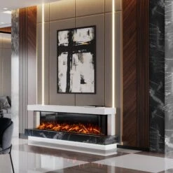 Bespoke Fireplaces Lazio Marble 2500 X Suite