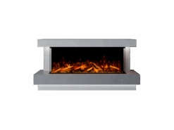 Bespoke Fireplaces Lazio Marble 1250 X Suite -Taskers Sale Shop Lazio 1250 Polar White and Italian Grey