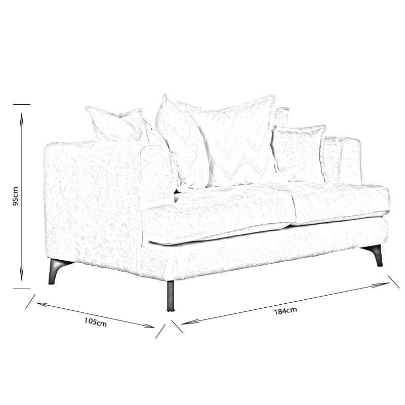 Leon 2 Seater Sofa - Oyster 11 Leon 2 Seater Sofa - Oyster - Image 9