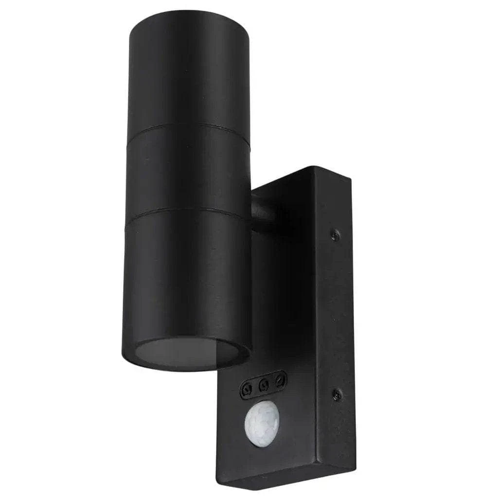 Strasbourg Up & Down Wall Light With PIR - Black 4 Strasbourg Up & Down Wall Light With PIR - Black - Image 2