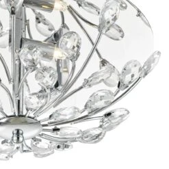 Luarca 3 Light Flush Flora Crystal Ceiling Light 15 Luarca 3 Light Flush Flora Crystal Ceiling Light -Taskers Sale Shop Luarca 3 Light Flush Flora Crystal Ceiling Light 2