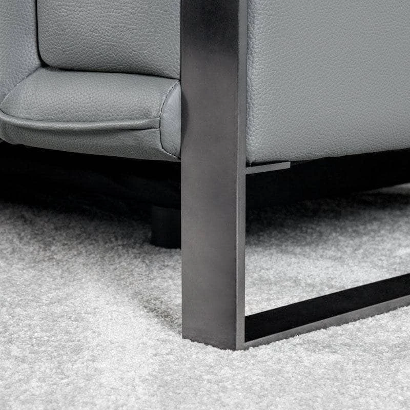 Lucca 3 Seater Power Recliner Sofa - Grey 9 Lucca 3 Seater Power Recliner Sofa - Grey - Image 7