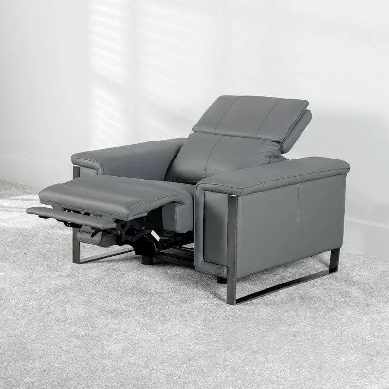 Lucca Power Armchair - Grey 7 Lucca Power Armchair - Grey - Image 5