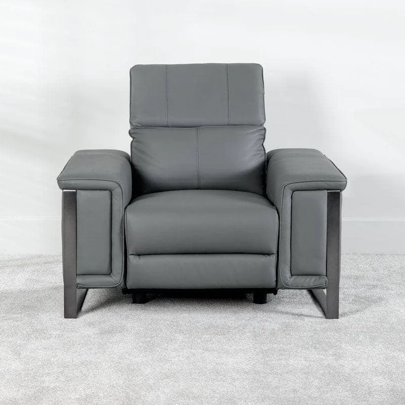 Lucca Power Armchair - Grey 6 Lucca Power Armchair - Grey - Image 4