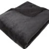 Luxury Fleece Throw - Black -Taskers Sale Shop Luxury Fleece Throw Black 1