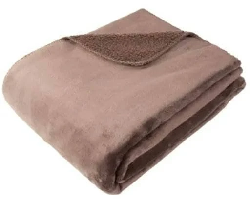 Luxury Fleece Throw - Coffee 3 Luxury Fleece Throw - Coffee