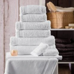 Madison White Face Towel