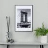 Manhattan Bridge Framed Picture 1 Manhattan Bridge Framed Picture -Taskers Sale Shop Manhattan Bridge Framed Print 2