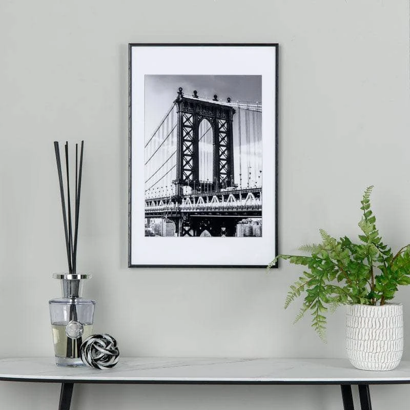 Manhattan Bridge Framed Picture 3 Manhattan Bridge Framed Picture