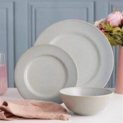 Reactive Linear Grey Bowl - 16cm 9 Reactive Linear Grey Bowl - 16cm -Taskers Sale Shop Mason Cash Reactive grey dinnerware 2002.258 2002.259 2002.260 2