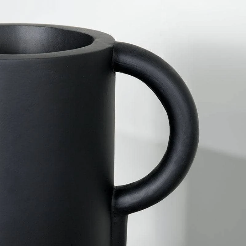 Matt Black Handled Planter - 106cm 7 Matt Black Handled Planter - 106cm - Image 5