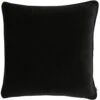 Matt Velvet Cushion With Piping - Black -Taskers Sale Shop Matt Velvet Cushion With Piping Black