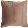 Matt Velvet Cushion With Piping - Truffle -Taskers Sale Shop Matt Velvet Cushion With Piping Truffle