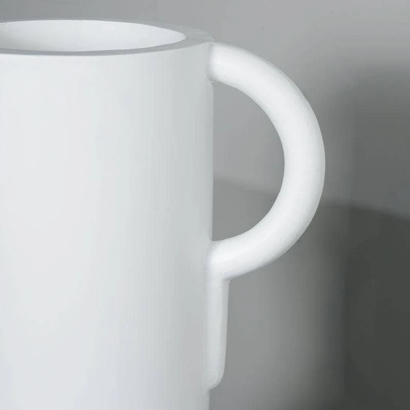 Matt White Handled Planter - 106cm 6 Matt White Handled Planter - 106cm - Image 4