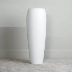 Matt White Tall Planter - 111.5cm -Taskers Sale Shop Matt White Tall Planter 111.5cm 4