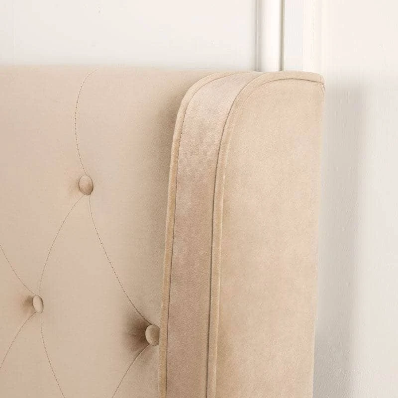 Mayfair King Size Bedframe - Taupe 7 Mayfair King Size Bedframe - Taupe - Image 5