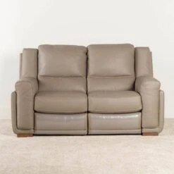 Monza 2 Seater Power Sofa - Mocha -Taskers Sale Shop Monza 2 Seater Power Sofa Brown 2