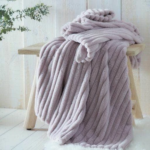 Morritz Throw - Mauve 3 Morritz Throw - Mauve