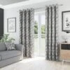 Oakland Curtains - Grey 2 Oakland Curtains - Grey -Taskers Sale Shop OAKLANDGREY