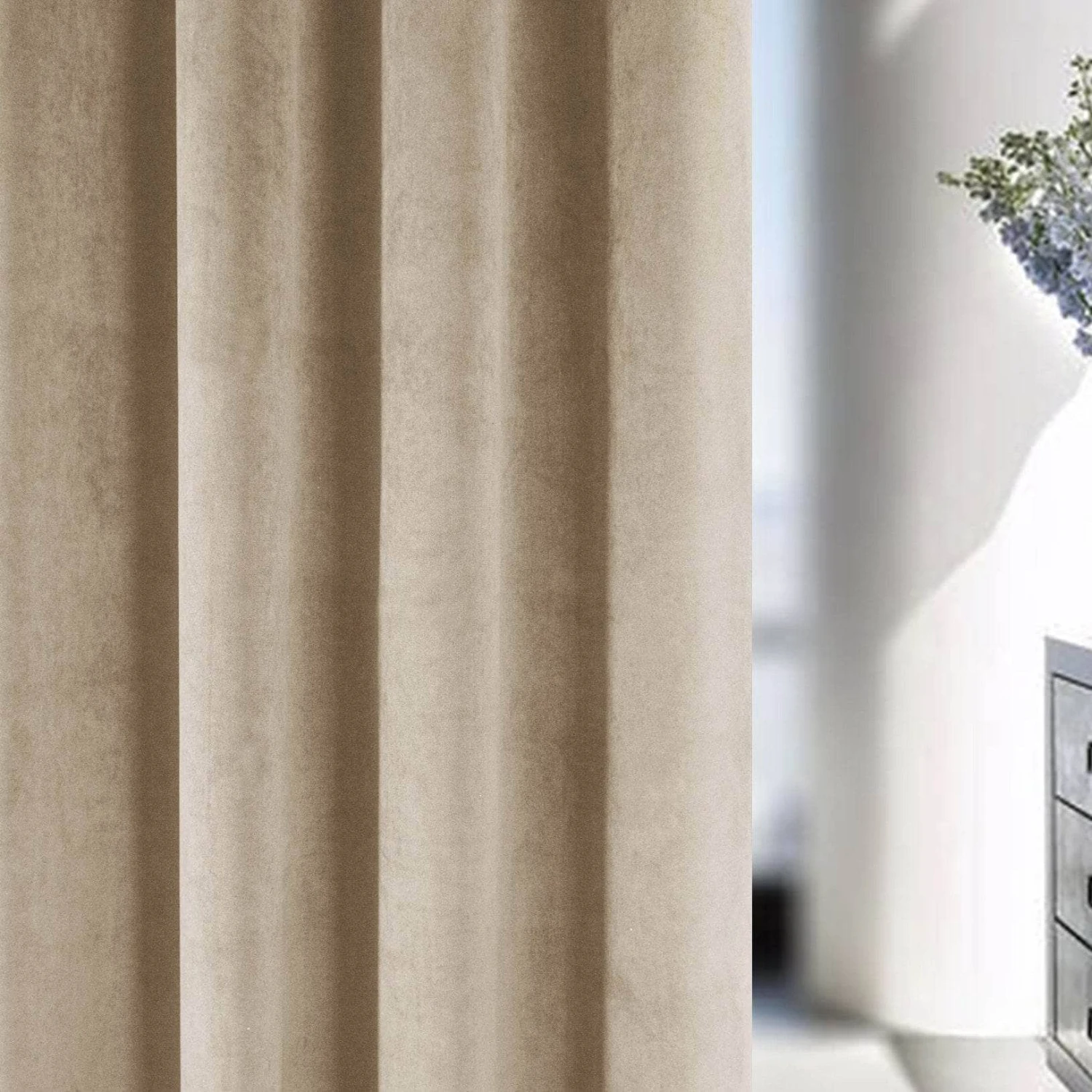 Oxford Curtains - Cream 5 Oxford Curtains - Cream - Image 3