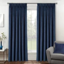 Oxford Curtains - Navy