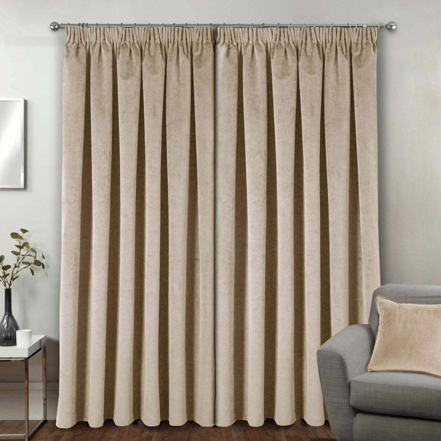 Oxford Curtains - Cream 4 Oxford Curtains - Cream - Image 2