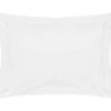 Oxford Percale Pillowcase - White 2 Oxford Percale Pillowcase - White -Taskers Sale Shop Oxford Percale Pillowcase White