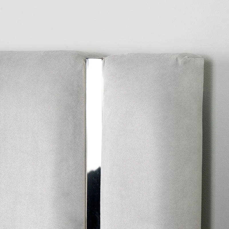 Poppy King Size Ottoman Bed - Silver 9 Poppy King Size Ottoman Bed - Silver - Image 7