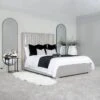 Poppy King Size Ottoman Bed - Silver 1 Poppy King Size Ottoman Bed - Silver -Taskers Sale Shop Poppy King Size Ottoman Bed Silver 4