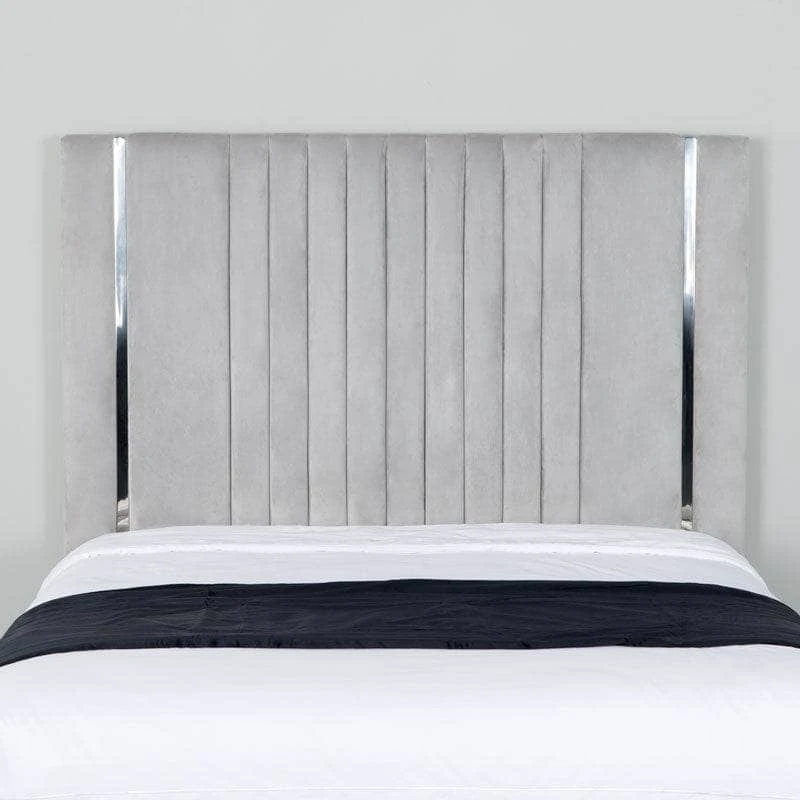 Poppy King Size Ottoman Bed - Silver 8 Poppy King Size Ottoman Bed - Silver - Image 6