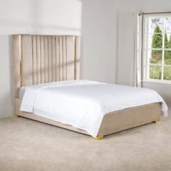 Poppy King Size Ottoman Bed - Taupe 12 Poppy King Size Ottoman Bed - Taupe -Taskers Sale Shop Poppy King Size ottoman Bed Taupe 4