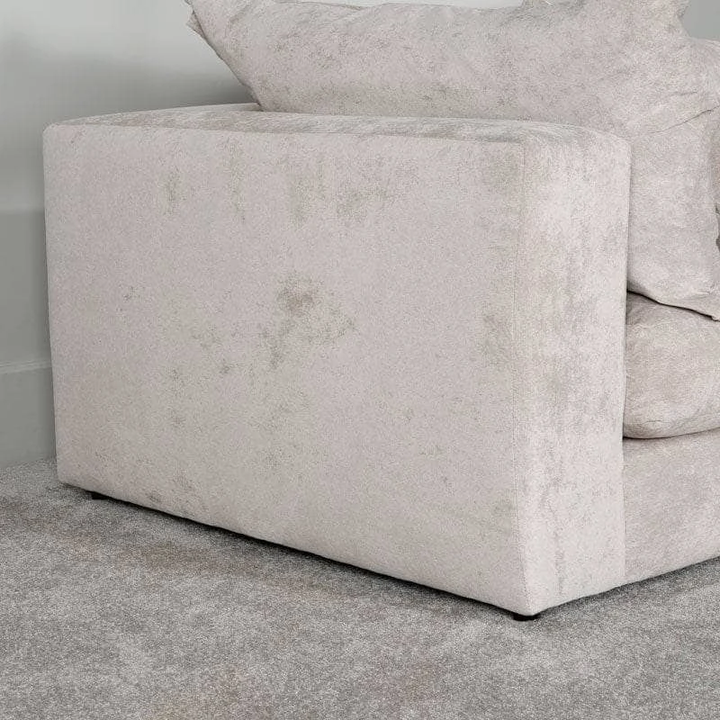 Prague Chaise Corner Sofa - Silver 9 Prague Chaise Corner Sofa - Silver - Image 7