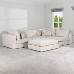 Prague Chaise Corner Sofa - Silver 15 Prague Chaise Corner Sofa - Silver -Taskers Sale Shop Prague Chaise Corner Sofa Silver 6