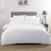 Premium Blend 500 Count Duvet Cover - White -Taskers Sale Shop Premium Blend 500 Count Duvet Cover White 1