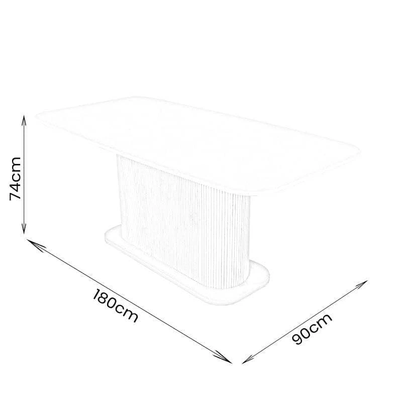Reed Dining Table & 6 Calgary Chairs 13 Reed Dining Table & 6 Calgary Chairs - Image 11