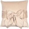 Tiedup Velvet Cushion - Cream -Taskers Sale Shop SCFP TIEDUP CREAM