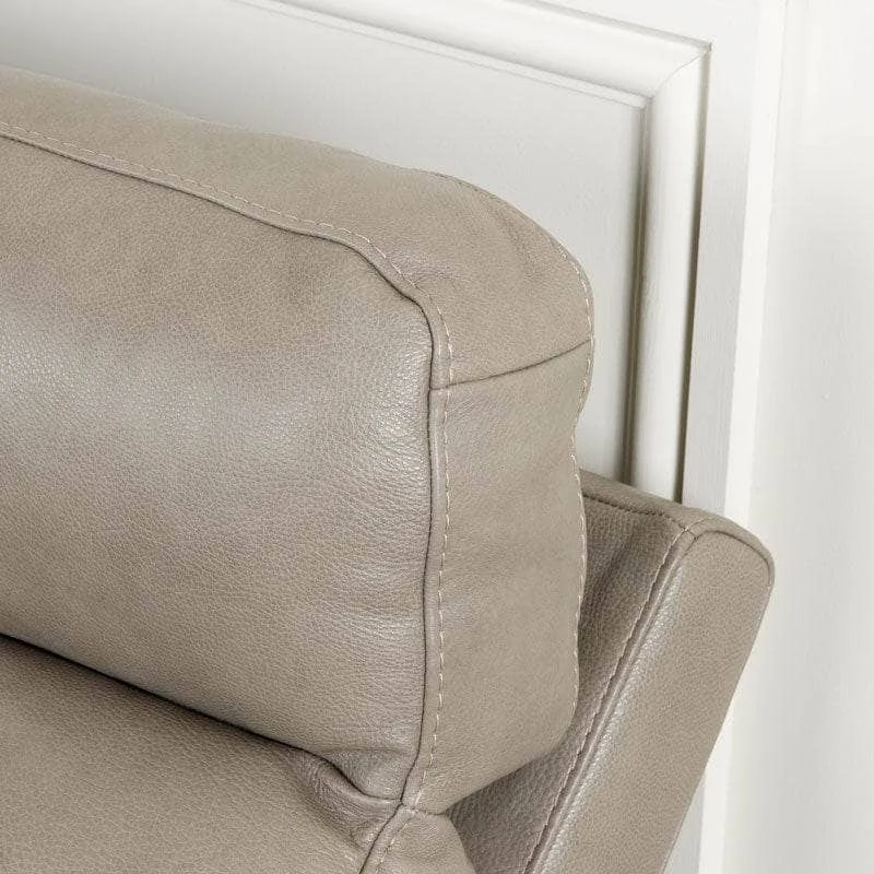 Salerno 3 Seater Power Sofa - Taupe 7 Salerno 3 Seater Power Sofa - Taupe - Image 5