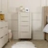 Sicily 5 Draw Tall Chest - Off-White -Taskers Sale Shop Sicily 5 Draw Tall Chest Off White 8
