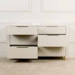 Sicily 6 Drawer Wide Chest - Off-White 14 Sicily 6 Drawer Wide Chest - Off-White -Taskers Sale Shop Sicily 6 Draw Wide Chest 1