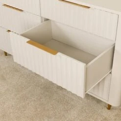 Sicily 6 Drawer Wide Chest - Off-White 19 Sicily 6 Drawer Wide Chest - Off-White -Taskers Sale Shop Sicily 6 Draw Wide Chest 7