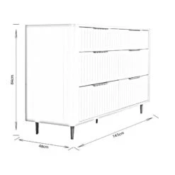 Sicily 6 Drawer Wide Chest - Off-White 21 Sicily 6 Drawer Wide Chest - Off-White -Taskers Sale Shop Sicily 6 Draw Wide Chest 9